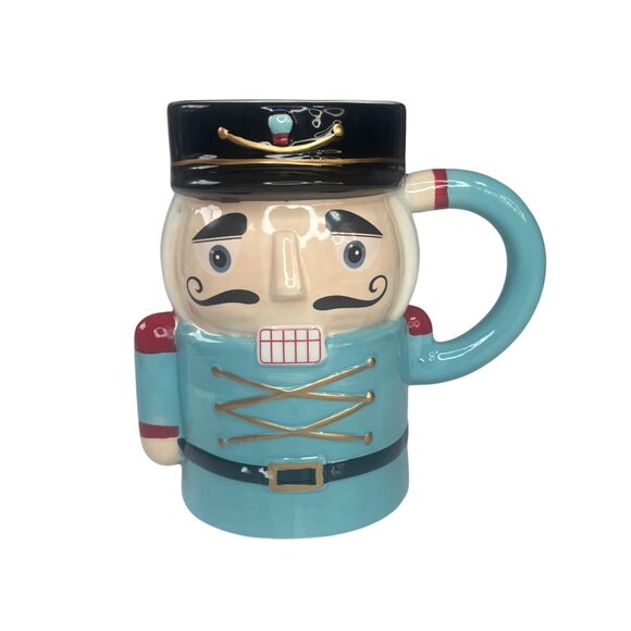 Sleigh Bell Bistro Nutcracker Themed Ceramic Mug Holiday Gift - Picture 1 of 7